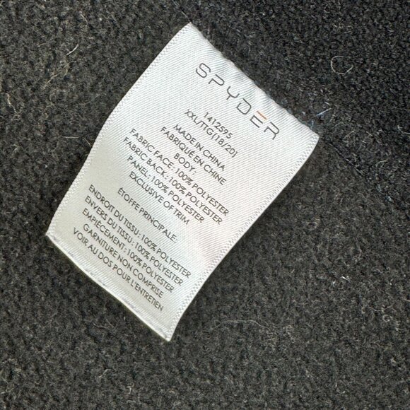 Spyder Jacket Full Zip Long Sleeve Blue Activewear Men's Size XXL (Logo ERROR) - Picture 11 of 12